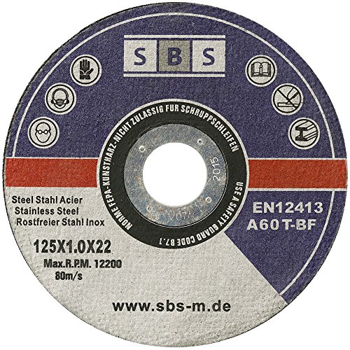 30 Stück SBS Inox Trennscheiben Flexscheiben 125 x 1,0 mm - 4