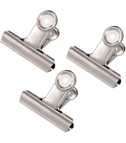 40 stuks kleine bulldog paperclips, 22 mm multifunctionele