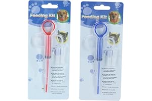 CONGGUAN 2 Stück Haustier Tablet Feeder Kunststoff Tablettenspender Medikamente Futterspender Pillen Fütterung Werkzeug Haustier Schieber Spritze Pillenspender für Katzen Hunde Welpen Kleintiere