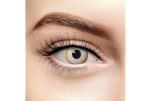 Chromaview Avatar kolorowe soczewki kontaktowe bez mocy żółte (30 dni)