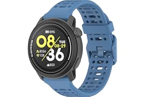Harikiri 20mm 22mm Sport Silicone Bracelet pour COROS PACE 3/APEX 2 Pro/PACE 2/APEX Pro/APEX 2/APEX 46mm/APEX 42mm pour Hommes et Femmes