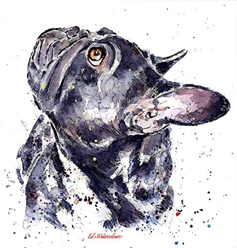 French Bulldog - Print Watercolour A3 (30*40cm/16*12 Inches)