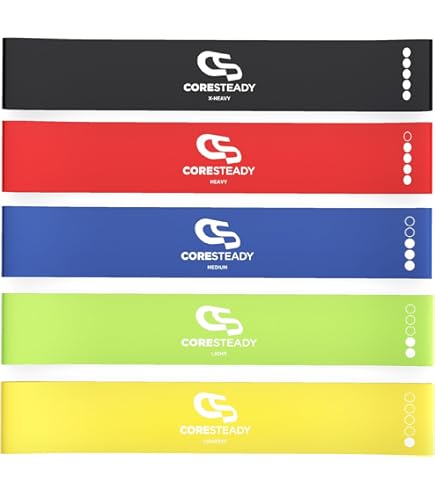 Fasce Elastiche Per Sedie Bambini - 5 Pezzi Multicolore 4-12mm Per ADHD, Fitness E Gambe Irrequiete - Foto 2