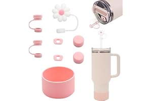 HENGBIRDStanley zestaw akcesoriów do kubków Stanley Cup 1,2 l i 850 ml, zawiera 4 zatyczki, 3 pokrywki, 1 etui, miseczki