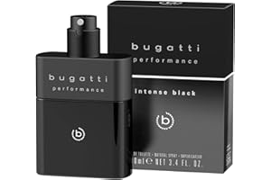 ‎BUGATTI bugatti performance intense black Parfüm Herren 100ml I Orientalisch-holziges Eau de Toilette Herren Parfüm mit Passionsfrucht, Kaschmir, Ambra & Moschus I Leistungsstark mit exotisch-maskulinen Noten