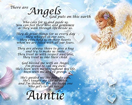 Personalised Auntie Angels Poem Birthday Buy Online In Botswana At Desertcart