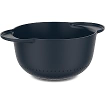 Mepal Colador Chef It Nordic Sage: 3000 Ml, Base Antideslizante Y Drenaje Rápido – Apto Para Lavavajillas