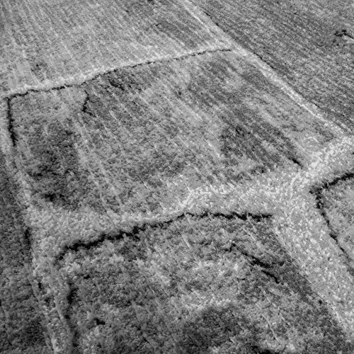 Teppich Steinboden Marmor Optik Design Modern Wohnzimmerteppich Grau Top Preis, Größe:120×170 cm - 2