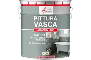 Resina per la ristrutturazione della vasca e del lavandino, smalto per ristrutturazione bagno - ARCAPOXY - 262 - Rosa Chiaro - RAL 3015 - ARCANE INDUSTRIES