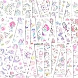 ACWOO Tatuaggi Temporanei per Bambini, Finti per Ragazzi, 20 Fogli Unicorno e 10 Sirena Set, Giocattoli Gadget per Adulti Fes