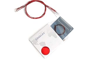 EDGELEC 20pcs Pre Wired 0805 Red SMD LED Light Emitting Diode DC 2V Micro Litz Length 7.8in. (20cm) Soldered LED Lights for DIY Manual Model Toy Decoration