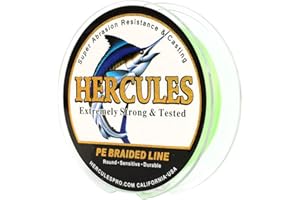 Hercules Super Cast 10-300lbs Ligne de pêche tressée 100-2000m 109-2187yds Test pour Les Lignes de Poisson Tresse PE d'eau salée Superline 8 brins