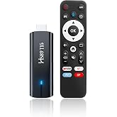 Android 14 TV Stick, RK3539 Quad-Core, 2GB RAM 16GB ROM, WiFi 6, BT 5.4, 4K | Puerto HD 2.1 4K 60fps decodificaci&oacute;n AV1, mand