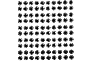 B Blesiya 100pcs Ojos de Peces 6 Mm Pesca Señuelo 3D Ojo Holográfico Atar Jigs Artesanía