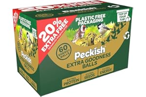 Peckish Extra Goodness Energy Balls 50 Box plus 20% Extra Free, Green, 1 Count (Pack of 1)