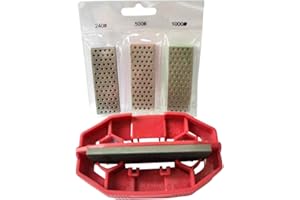 IGOSKI Snowboard Ski Edge Bevel Tuning ski Wax kit，Snowboard Tool，ski Edge Sharpener Tuner Side Ski Angle Tool & Diamonds & Gummi Stone (Tool+Diamonds + Gummi Stone)