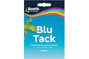 BARGAINSTORE Bostik Blu Tack Handy 30813254 Original Kleber Blue Tac Putty Glue Sticky Economy Gr.
