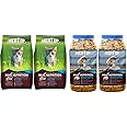 Meat Up Kitten (1-12 Months) Dry Cat Food, Ocean Fish, 600g (Buy 1 Get 1 Free) & Meat Up Mutton Flavour, Real Chicken Biscuit, 500g (Buy 1 Get 1 Free)