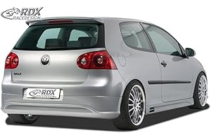 RDX Racedesign Faldón trasero compatible con Volkswagen Golf V HB 3/5 puertas 2003-2008 'R32 clean' (ABS)