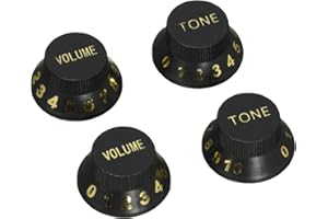 P PERRI'S LEATHERS LTD. Perri’s Leathers Ltd. - Guitar Knob Magnets - Potentiometer - Black/White - 4 Pack - Made in Canada (GNM-01)