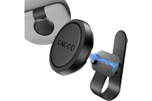 ALAFLY Magnetische Auto-Sonnenblenden Halterung Metall für OOONO CO-Driver NO2, Integrierte Magnet & Rutschfester Lederclip, Einfach zu Montieren für alle Auto-Sonnenblenden