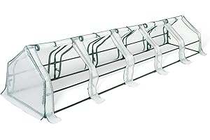 IDMarket - Invernadero de jardín especial forzamiento L. 300 cm, color blanco