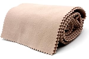 Andoer® - Chiffon de protection en laine douce contre la saleté pour clavier à 88 touches beige