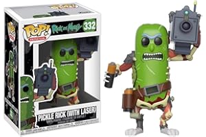 Funko Pop! Animation: R&M - Pickle Rick mit Laser - Rick And Morty - Vinyl-Sammelfigur - Geschenkidee - Offizielle Handelswaren - Spielzeug Für Kinder und Erwachsene - TV Fans