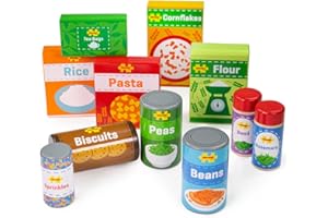 BIGJIGS TOYS Bigjigs Juguetes comestibles Armario de Madera - Jugar, Comida y personificaci?n de la Infancia