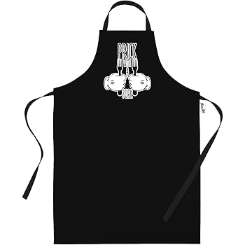 Halinuia Grembiule Barbecue Uomo Re Della Griglia Grembiule Cucina Divertenti con 2 Tasche Impermeabile per bbq Grigliate e Cucinare all'Aperto