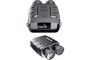 DJIOYER Prismáticos con visión nocturna, 1080p, binocular infrarrojos, visión nocturna, zoom digital de 5 aumentos, visión nocturna, para observación de aves, caza, manchas