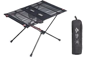 Naturehike Ultralekka Składany Stół Kempingowy Zewnątrz Przenośny Stół Piknikowy (Czarny)