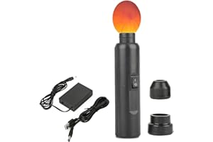 CYTGOUPER Egg Candlers, LED Light Egg Candling Torch, 2 Charging Methods Egg Light, Black ABS Egg Incubators for Hatching Eggs Experimental Monitoring The Development of The Embryo