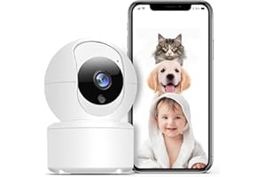 GT HITGX baby monitor with WiFi camera and night vision 2K HD wireless indoor camera pet camera with phone app 2 way audio motion sensor cameras house security surveillance cameras dog camera