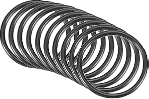 QUARKZMAN Nitrile Gomma O-Ring 40mm x 34mm x 3mm Guarnizioni di Tenuta Anelli Rubinetti Rotondo Guarnizione Rondella per Rubinetto Idraulica Riparazione Sigillatura Connessione, 10 Pezzi