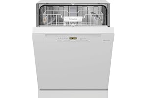 Miele G 5210 i Active Plus teilintegrierter Geschirrspüler / 5 Programme / 24 h Startvorwahl / Besteckkorb / QuickPowerWash / AutoOpen Trocknung / Brillantweiß [Energieklasse C]
