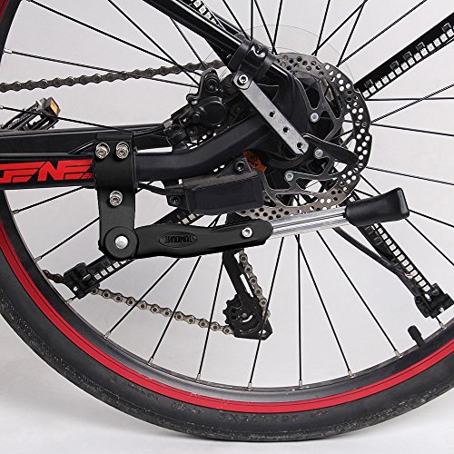 TOMOUNT Seitenstaender Fahrrad Staender Universal Fahrradstaender Aluminiun Gummi Mode - 3