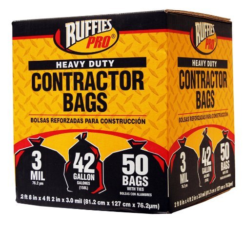 RUF FIES ccb750 42 de Gallon Heavy Duty contra Extractor Clean Up Bags by RUF FIES