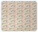 Produktbild Seashell Mouse Pad, Tropical Beach Themed Background with Nautilus Scallops Cockle and Oyster Figures, Standard Size Rectangle Non-Slip Rubber Mousepad, Multicolor