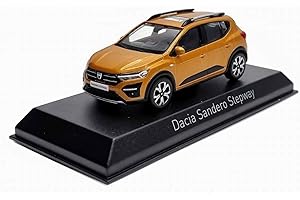 NOREV S.A Dacia Sandero Stepway 2021 Orange Atacama Voiture de Collection Norev 1/43 Edition Limitée