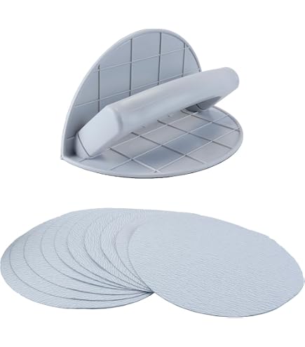 Ponçage Précision Mur Bois Outil De Papier De Verre De Ponçage à Angle Semi-circulaire Multifonctionnel, Kit De Ponceau De Détail Auto-adhésif Micro Détail Papier De Verre 180 240 320 GRIT, GRING