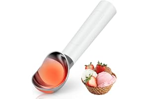 Elettrico Riscaldato Porzionatore per Gelato, Apritsce Cucchiaio Gelato, Spallinatore Gelato per Un Gelato a Cucchiaiate Facile e Senza Sforzo