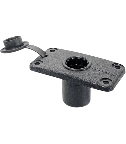 Scotty #479 - Supporto per canna da pesca con base girevole, colore: nero Scotty #479 - Supporto per canna da pesca con base girevole, colore: nero