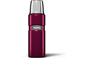 Thermos 125182 King Bouteille Isotherme INOX Framboise 470 ML
