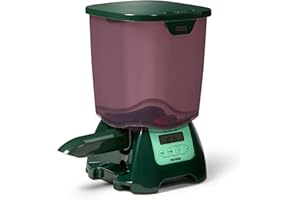 Fish Mate Automatischer Futterautomat für Teichfische, P7000, Regenfest, 7 Liter Fassungsvermögen