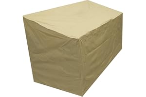 OXBRIDGE 3 Seater Outdoor Garden Bench Cover Sand 1.64m x 0.68m x 0.66-0.91m/5.3ft x 2.25ft x 2.2-3ft 5 YEAR GUARANTEE