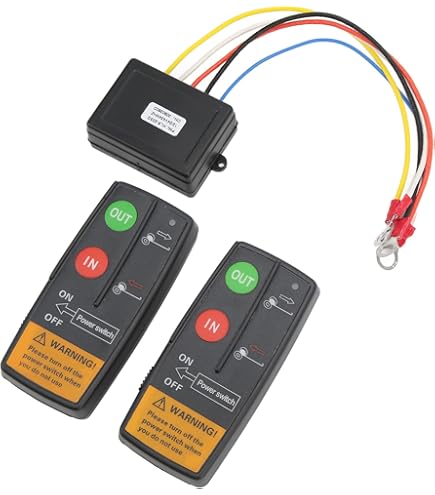 1 Paar Lier Controller, 12 V Universele Draadloze Lier Afstandsbediening Controller Kit voor Auto Truck