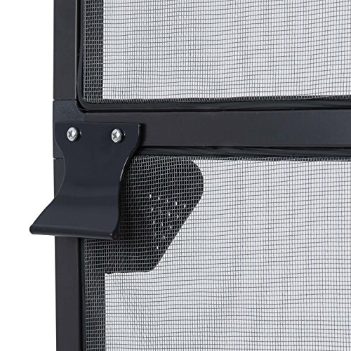 Fliegengitter für Fenster oder Tür – viele Modelle wählbar Alu Rahmen -braun, weiß, 80×120, 90×210, 100×120, 120×140, 120×240, 130×150, Insektenschutz Tür Fenster Alurahmen Fliegenschutz Mückenschutz (Fenster 80 x 120 cm, Weiß) - 7