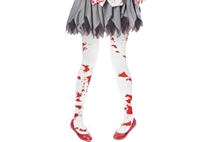 amscan Collants sanglants pour Enfants Halloween 9903859, 8 à 12 Ans, 1 pièce