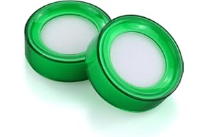 CIJIAINIENG 2 Pcs Finger Moistener, Colored Finger Sponge Damper Round Sponge Pad Finger Wet Sponge Finger Dampener Fingertip Water Moisteners Round Case Wetting Sponge Damper for Cashier Counting Cash Money